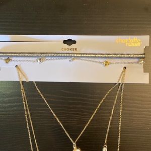 Choker and necklace set